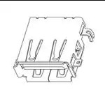 10130976-101BLF (Разъемы USB)