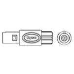 3-1877848-3 (Стандартный круглый разъем)