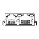 3-1734255-1 (Модульные разъемы / разъемы Ethernet)