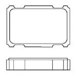 ECS-3961-320-AU-TR (Стандартные часовые генераторы)