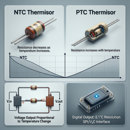 Виды и принцип работы термодатчиков