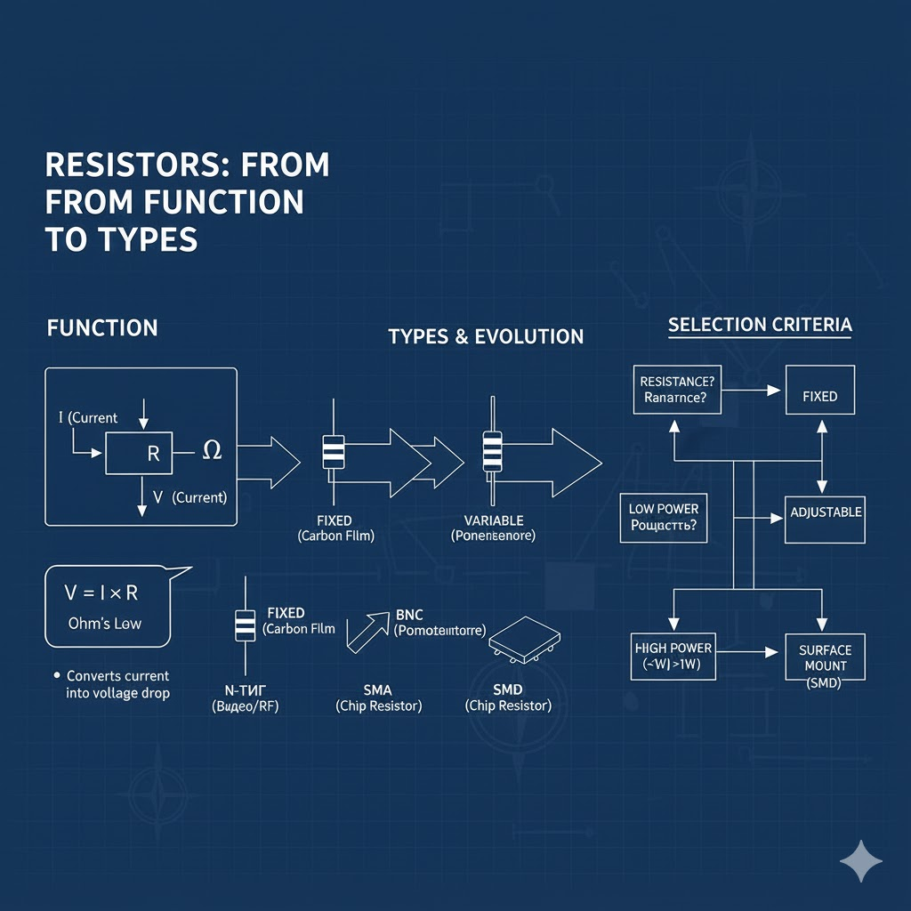 Резисторы: что это, назначение, устройство