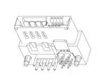 10139101-007LF (Стандартные разъемы края карты)