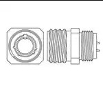 MS17345R16N2P (Circular Mil Spec -Connector)