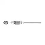 QCM019PC2DC018B (Стандартный круглый разъем)