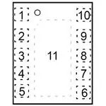 MCP16416-I/MN (Переключение регуляторов напряжения)