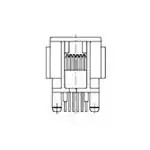 100190-2 (Модульные разъемы / разъемы Ethernet)